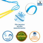 Dettagli bacchette MultiBubble per bolle giganti con badge certificazione