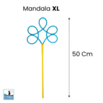 Mandala XL bacchetta multibolle per bolle di sapone – 50 cm