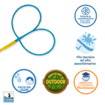 Petali XL per bolle giganti con filo tecnico ad alto assorbimento, facile da usare e adatto a bambini e professionisti