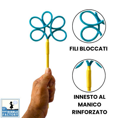 Mandala M bacchetta multi bolle con fili bloccati e innesto al manico rinforzato